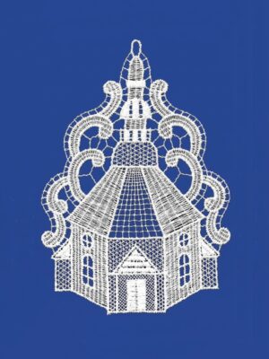 plauener spitze fensterbild kirche ecru