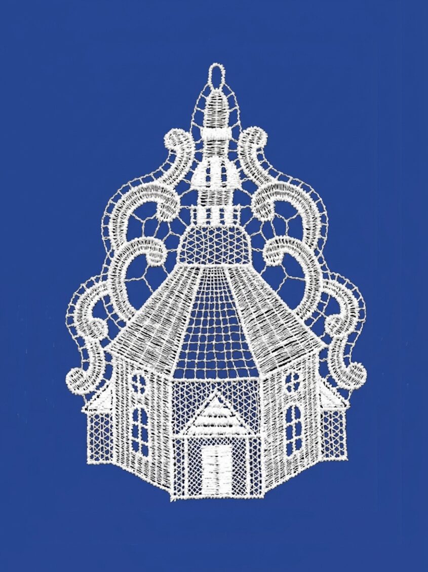 plauener spitze fensterbild kirche ecru