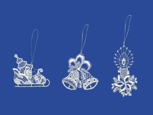 plauener spitze fensterbilder zu weihnachten, weihnachtsanhänger