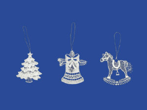 plauener spitze fensterbilder zu weihnachten, weihnachtsanhänger