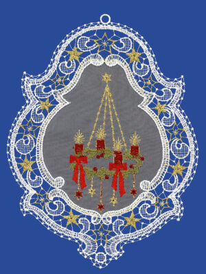 plauener spitze fensterbilder zu weihnachten, weihnachtsanhänger