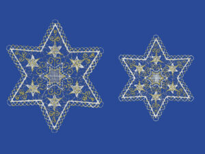 plauener spitze fensterbilder zu weihnachten, weihnachtsanhänger