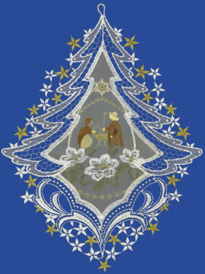 plauener spitze fensterbilder zu weihnachten, weihnachtsanhänger