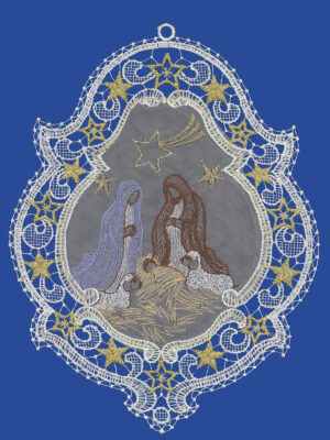 plauener spitze fensterbilder zu weihnachten, weihnachtsanhänger