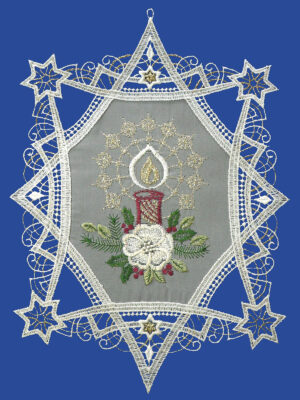 plauener spitze fensterbilder zu weihnachten, weihnachtsanhänger