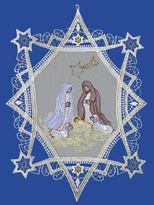 plauener spitze fensterbilder zu weihnachten, weihnachtsanhänger