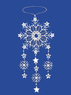 plauener spitze fensterbilder zu weihnachten, weihnachtsanhänger