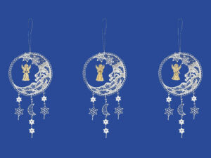 plauener spitze fensterbilder zu weihnachten, weihnachtsanhänger