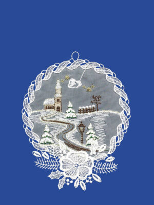 plauener spitze fensterbilder zu weihnachten, weihnachtsanhänger