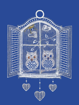 plauener spitze fensterbilder zu weihnachten, weihnachtsanhänger