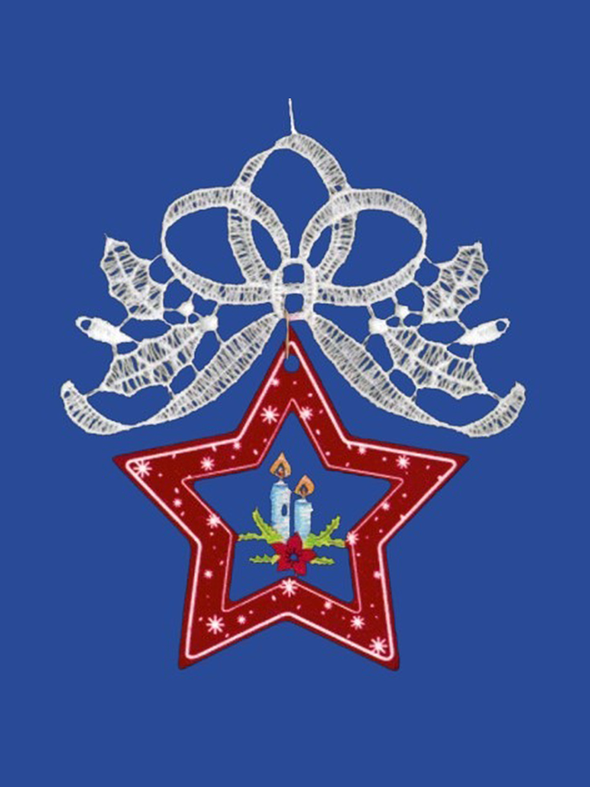 plauener spitze fensterbilder zu weihnachten, weihnachtsanhänger