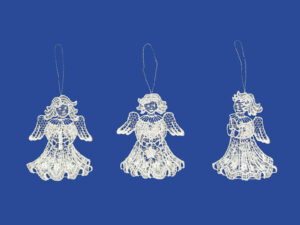 plauener spitze fensterbilder zu weihnachten, weihnachtsanhänger