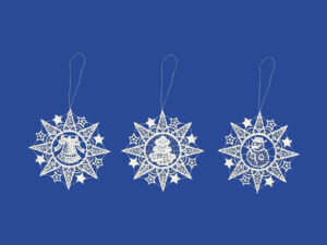 plauener spitze fensterbilder zu weihnachten, weihnachtsanhänger