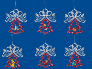 plauener spitze fensterbilder zu weihnachten, weihnachtsanhänger