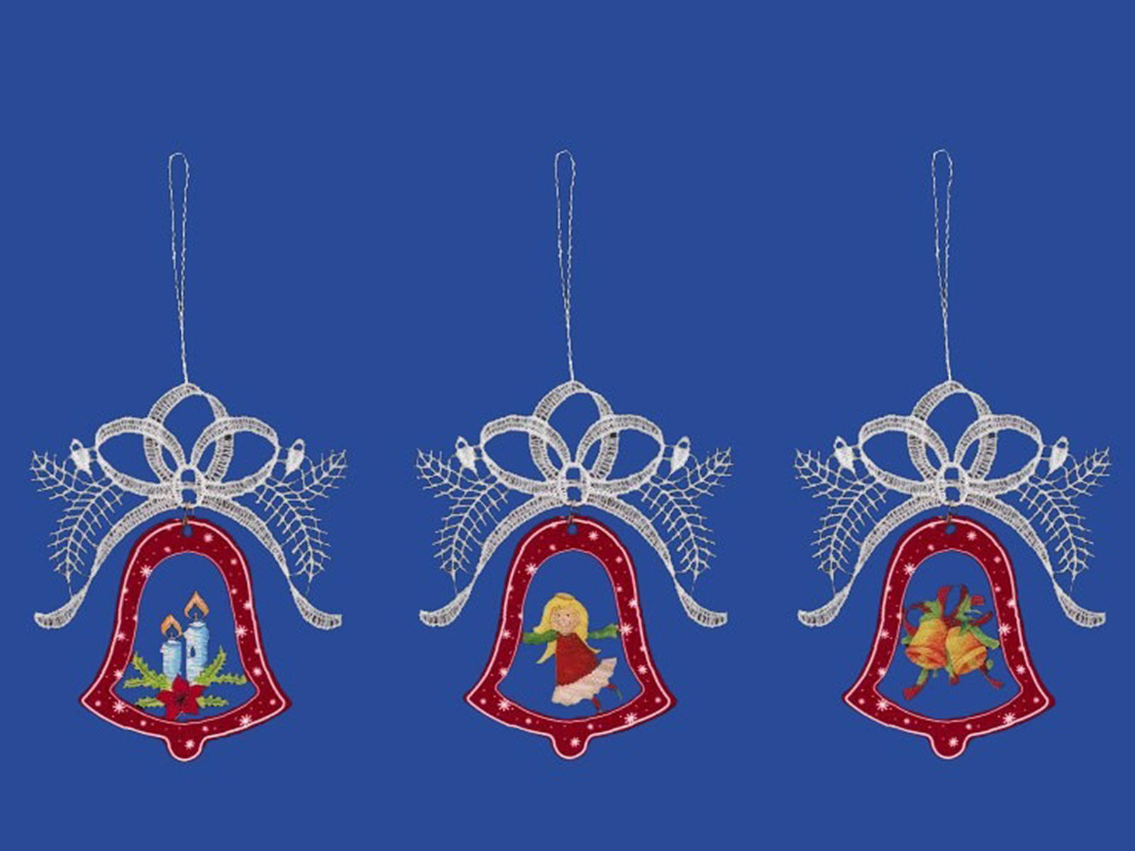 plauener spitze fensterbilder zu weihnachten, weihnachtsanhänger