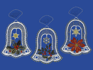 plauener spitze fensterbilder zu weihnachten, weihnachtsanhänger