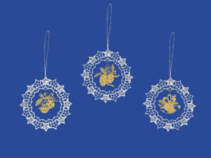 plauener spitze fensterbilder zu weihnachten, weihnachtsanhänger