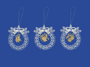 plauener spitze fensterbilder zu weihnachten, weihnachtsanhänger