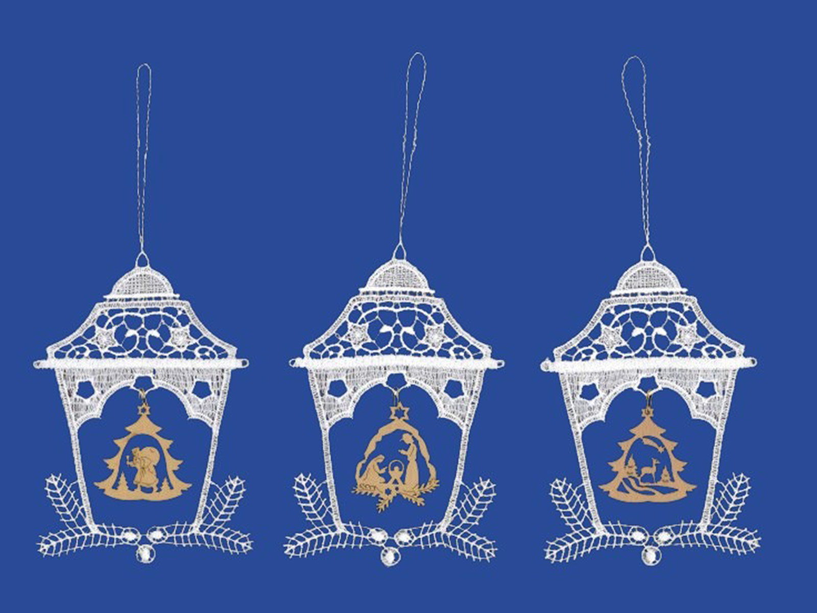 plauener spitze fensterbilder zu weihnachten, weihnachtsanhänger