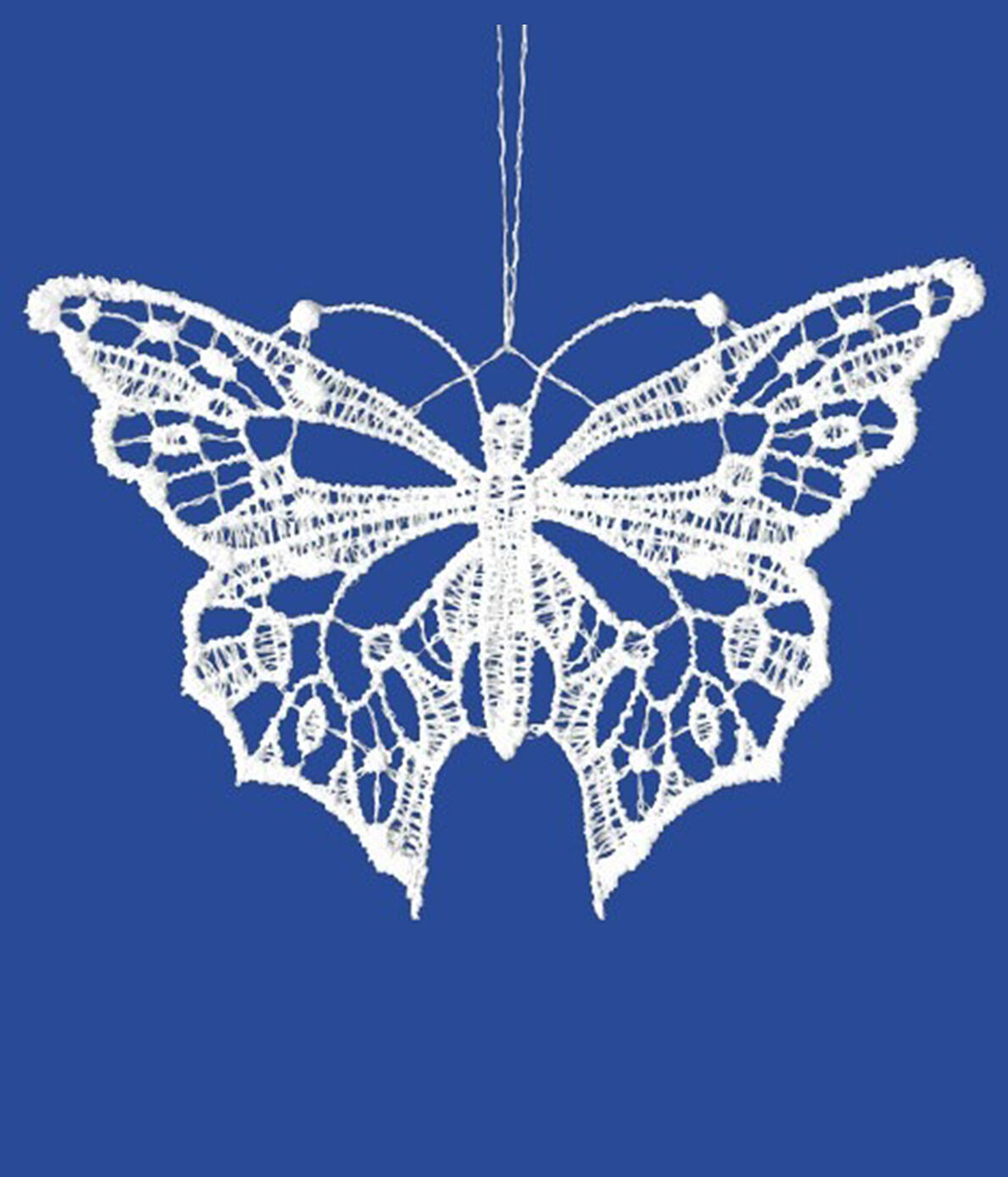 plauener spitze schmetterling anhänger 3er set