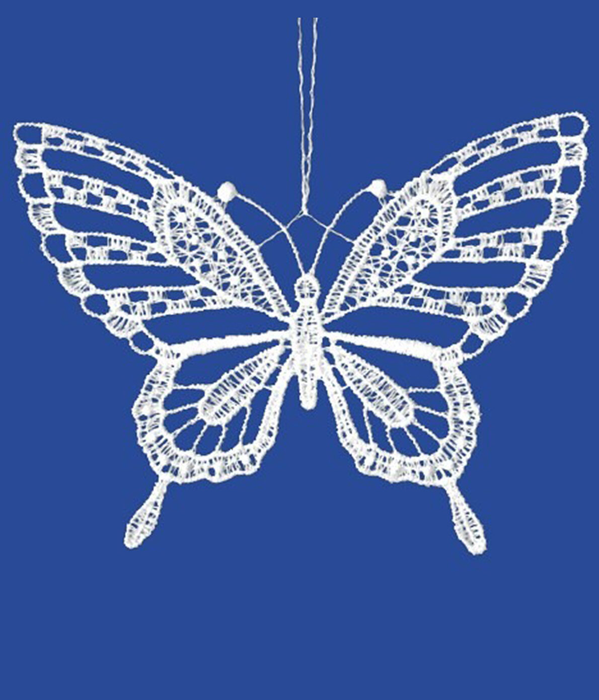 plauener spitze schmetterling anhänger 3er set
