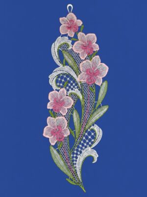 plauener spitze fensterbild orchidee