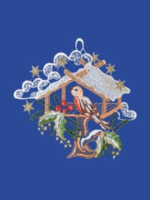 plauener spitze fensterbild vogelhaus