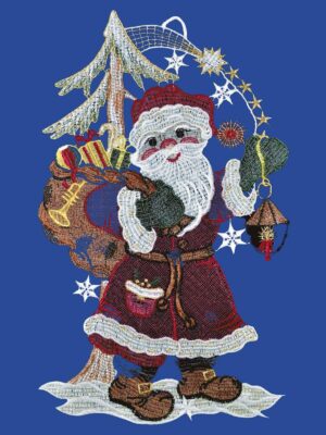 plauener spitze fensterbild weihnachtsmann