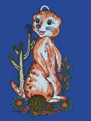 plauener spitze fensterbild erdmännchen