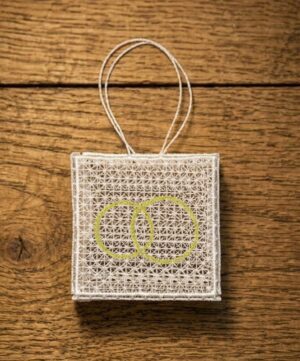 plauener spitze geschenktasche ringe
