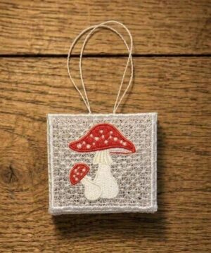 plauener spitze geschenktasche fliegenpilz