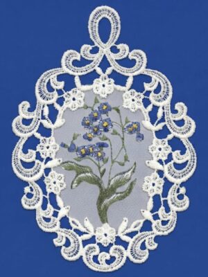 plauener spitze fensterbild vergissmeinnicht