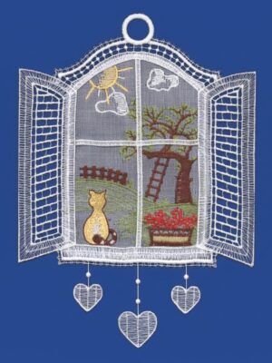 plauener spitze fensterbild fensterrahmen sommer