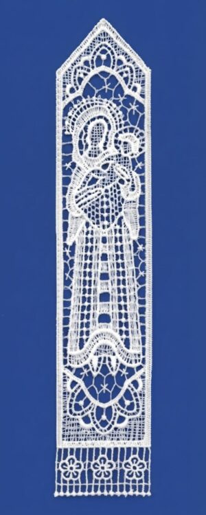 plauener spitze lesezeichen madonna