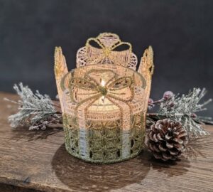 plauener spitze teelichthalter geschenk 2