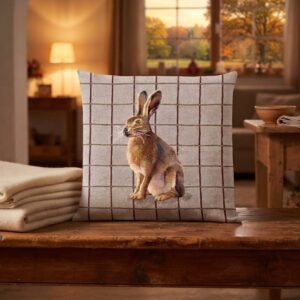 kissenhülle hase – gobelin